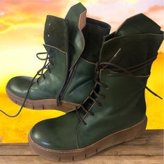 New In A Box Retail Price 578$ Leather Boots Inside And Out Made In Italy Leather Color If Hunter Green Location Nyc Shoes Leather, Hunter Green, In A Box, A Box, Leather Shoes, Halloween Costume, Leather Boots, Bootie Boots, Ankle Boots