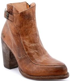 Bed Stu Shoes | Dillard's Womens Leather Boots, Dress And Jacket, Bed Stu, Wrap Heels, Favorite Boots, Boots Women Fashion, Leather Boots Women, Rustic White, Short Boots