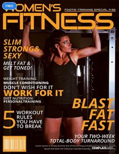 the cover of women's fitness magazine