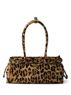 Leopard Bag, Chic Leather, Iconic Bags, Dolce E Gabbana, Triangle Logo, Boots Fall, Calf Hair, Printed Bags