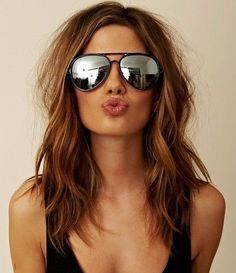 Cute Medium Length Haircuts, Hipster Haircut, Hipster Hairstyles, Shoulder Hair, Girl Haircuts, Short Hairstyle, Long Bob, Cool Hair Color