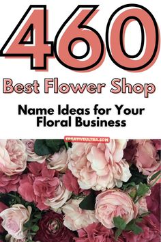 the best flower shop name ideas for your floral business