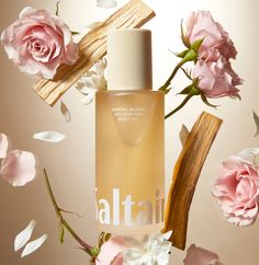 Santal Body Oil For Glowing Skin | Saltair Body Lotion Packaging Design, Body Oil Packaging, Selfcare Products, Skincare Gifts, 2024 Wishlist, Cosmetic Packaging Design, Skincare Packaging, Lotion For Dry Skin, Rose Perfume