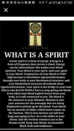 an article on what is a spirit