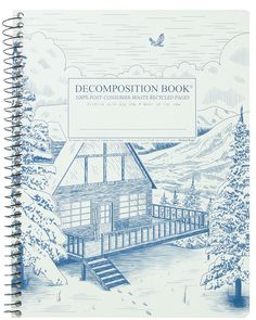 a blue book with the words decompositionion book written on it