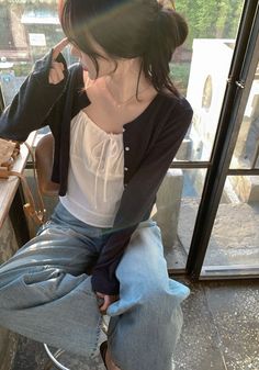 Thrift Outfit, Mode Ulzzang, Outfit Inspo Casual, Foto Ideas Instagram, 가을 패션, Girly Outfits, Korean Outfits