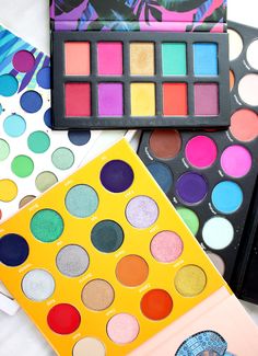 I've been reaching for these 4 bright & colorful eyeshadow palettes this summer to create bold and vibrant makeup looks! Best part, they're all $30 and under! Bright Color Eyeshadow, Vibrant Makeup Looks, Eyeshadow Colorful, Beauty Recommendations, Colorful Eyeshadow Palette, Neon Eyeshadow, Makeup Favorites, Vibrant Makeup, Creative Shoot