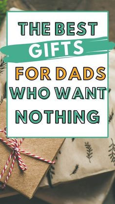 the best gifts for dads who want nothing