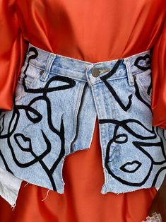 Denim Waist Belt, Diy Jeans Upcycle Fashion, Denim Shirt Diy, Belt Diy Ideas, Denim Belts, Denim Corset Belt, Upcycle Denim, Denim Couture, Denim Diy Clothes