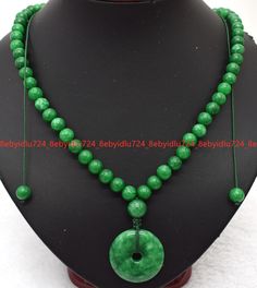 Product Description          Style:        Necklace Size:        6/8/10/12 mm Quantity:   1 Strand length:    18 Inches Color:    Green Clasp: -- Condition: New If you want to buy more , please contact us . Thanks ! &&&&: Sale the items does not include box.   Payment Policy&Shipping Policy We accept PayPal Please pay within 24 hours If no payment or contact is made with in 7 days item will be relisted. Thank YouPlease make sure the "Ship To" address you input in Paypal is correct.Items are ship Green Stone Necklace New Zealand, Beaded Jade Necklaces With Gemstone Beads, Jade Beaded Necklaces With Gemstone Beads, Jade Beaded Necklace With Gemstone Beads, Jade Necklace With Round Gemstone Beads, 8mm Round Jade Bead Jewelry, Jade 8mm Beads Round Jewelry, Jade Jewelry With 8mm Round Beads, Adjustable Jade Necklace With 108 Beads