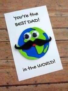 a father's day card with the words you're the best dad in the world