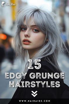 Get that lived-in, rockstar look with grunge hairstyles that focus on texture and volume. Grunge Hair Color, Rockstar Look, Bold Hair Color