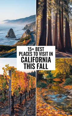 the best places to visit in california this fall