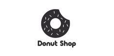 a donut shop logo on a white background