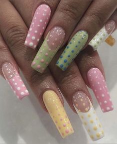 French Tip Nails Multicolor, Summer Nail Inspo Long, Nail Inspo Ombre, Long Colorful Nails, Reverse Ombre Nails, French Tip Nails Colorful, Nail Inspo Colorful, Colorful French Tip Nails, Nail Inspo Long