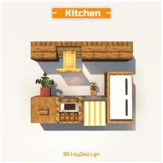 an overhead view of a kitchen with white walls