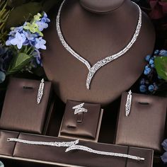 Bridal Jewelry Sets -4pcs Bridal Zirconia Full Jewelry Sets For Women Party JK170 Luxury Dubai Nigeria CZ Crystal Wedding Jewelry SetsModel Number:1005001880651577 Elegant Silver Wedding Sets, Hand-set Cubic Zirconia Party Sets, Elegant Cubic Zirconia Party Sets, Elegant White Sets As A Gift, Silver Elegant Party Sets, Elegant Silver Party Sets, Elegant Silver Sets For Gifts, Elegant Silver Sets For Gift, Designer Wedding Jewelry