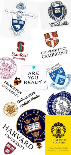 many different types of logos are shown in this graphic design contest, which is going on at the university of cambridge