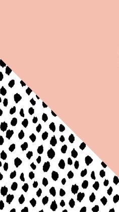 an image of a pink and black animal print wallpaper pattern that looks like cheetah