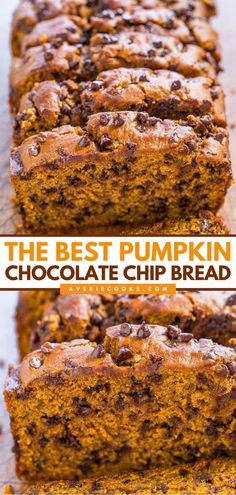 Don't miss out on this pumpkin recipe! You'll want to have this morning breakfast all season long. Moist and packed with flavor, this Pumpkin Chocolate Chip Banana Bread is the BEST. Put this homemade pumpkin bread on your fall baking ideas! Pumpkin Banana Bread Recipe, Homemade Pumpkin Bread, Chocolate Chip Bread Recipe, The Best Pumpkin Bread, Best Pumpkin Bread, Stovetop Chicken, Pumpkin Banana Bread, Dijon Chicken, Moist Pumpkin Bread