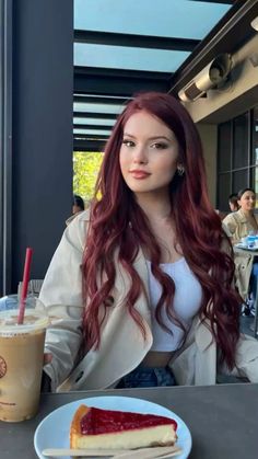 #copper#red#redhair#hair#haircolor#hairstyles#haircare#hairgoals#ideas#instagram#inspiration#photography#breakfast#vintage#girlboss#girlpower#girlsfashion Red Hair Outfits, Velvet Hair