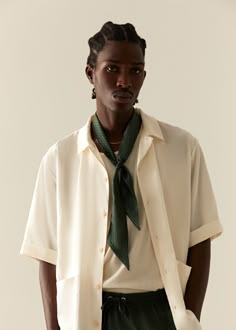 Kith Summer 2023 Accessories Guide Summer 2023 Accessories, Scarf Outfit Men, 2023 Accessories, Accessories Guide, Summer Campaign, Scarf Outfit, Studio Shoot, Men Summer, Photoshoot Inspo