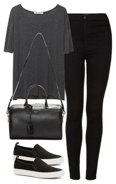 "Untitled #405" by elly98 ❤ liked on Polyvore featuring Topshop, T By Alexander Wang, C. Wonder and Yves Saint Laurent All Black Comfy Outfit, Dark Feminine Style, 2018 Outfits, Style Vans, Estilo Hippie, Outfits Polyvore, Comfy Outfit, Causal Outfits, Dark Feminine