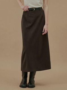 Composition : SK: Polyester 85 Rayon 12 Spandex 3 Belt: Synthetic LeatherColor : Light Beige S, Light Beige M, Light Beige L, Khaki Brown S, Khaki Brown M, Khaki Brown L, Black S, Black M, Black LCountry of Origin : Republic of Korea Long Light Brown Skirt, Skirt Belt, Light Beige, Long Skirt, Composition, Spandex, Skirt, The Originals, Clothes For Women