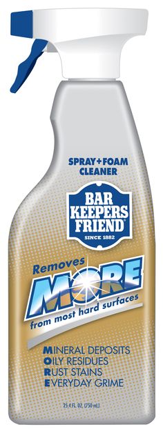 a bottle of soap that says bar keepers are more than the most hard surface cleaner