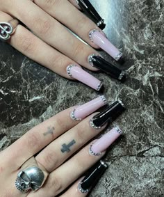 Bling Acrylic Nails, Kawaii Nails, Coffin Nails Designs, Fire Nails