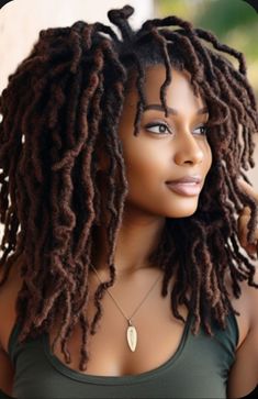 Nigerian Tattoo Ideas For Women, Unique Black Hairstyles, Dreads Black Women, Hairstyle Tips, Beautiful Locs, Beautiful Dreadlocks, Faux Locs Hairstyles, Unique Women, Dreadlock Hairstyles