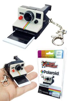 Polaroid Camera Mini World's Smallest | poptoptoys. Photography Gear Accessories, Miniature Camera, Camera Keychain, Dslr Photography Tips, Cute Camera, Mini Toys, Polaroid Camera