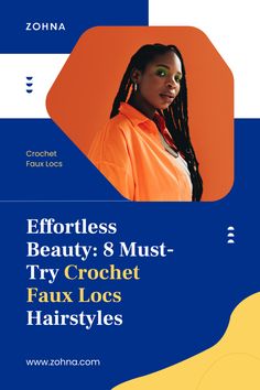 Looking for crochet faux locs inspiration? Check out these 8 stunning styles, featuring everything from rich colors to different lengths for a unique look. Crochet Faux Locs Hairstyles, Crochet Faux Locs Styles, Locs Inspiration, Boho Locs, Low Maintenance Hair, Effortless Beauty