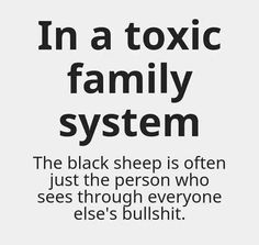 a poster with the words in a toxic family system