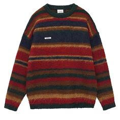 Elevate your wardrobe with our retro-inspired 80s Vintage Indie Aesthetic Stripes Unisex Sweater. Available in two vibrant colors, red and blue, this sweater is perfect for those who appreciate vintage style and indie aesthetics. Free shipping in the US and worldwide. M – Chest: 104 cm (40.9 inches); Length: 64 cm (25.2 inches); L – Chest: 108 cm (42.5 inches); Length: 66 cm (26.0 inches); XL – Chest: 112 cm (44.1 inches); Length: 68 cm (26.8 inches); 2XL – Chest: 116 cm (45.7 inches); Length: 70 cm (27.6 inches); 3XL – Chest: 120 cm (47.2 inches); Length: 72 cm (28.3 inches); Designed to evoke nostalgia for the iconic fashion of the 80s, this sweater features bold stripes and a unisex design, making it a versatile addition to any wardrobe. Authentic Retro Style: Channel the spirit of the Retro Grunge Outfits, Y2k Outfit Ideas, Striped Knitted Sweater, Stripe Outfits, Indie Aesthetic, Unisex Sweater, Bold Stripes, 80s Vintage, Retro Vibe