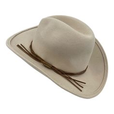 Tip Your Hat To Timeless Style With This Chic Stetson Cowboy Hat. Crafted From Luxurious 100% Wool, This Beige Beauty Adds A Touch Of Classic Western Charm To Any Outfit. Whether You're Heading To A Rodeo Or Just Sprucing Up Your Everyday Look, This Hat Ensures You Do So With An Air Of Elegance And Grace. Features: - Material: 100% Wool - Perfect For Year-Round Wear - Occasion: Versatile For Any Event, From Casual To Formal - Made In The United States, Ensuring High Quality And Craftsmanship - Seasonal Flexibility: Ideal For Fall, Spring, Summer, And Winter - Style: Classic Cowboy Design, Embodies A Timeless Western Aesthetic - Inventory: Aoo1 1815-5489 Don’t Miss Out On Owning A Piece O Beige Cowboy Hat, Stetson Cowboy Hats, Cowboy Design, Classic Cowboy, Western Aesthetic, Cowboy Hat, Style Classic, Winter Style, Western Style