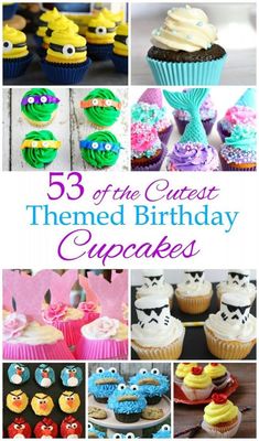 the best themed birthday cupcakes