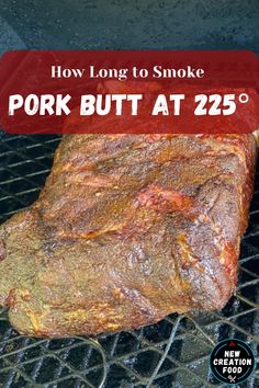 Elevate your smoking game with our tips on how long to smoke pork butt at 225°F! Follow our account for the ultimate guide to achieving succulent, smoky perfection. Pork Shoulder In Smoker, Boston Button Recipes Pellet Smoker Pork, Smoked Pork Butts, Gas Grill Smoker, Smoked Pork Shoulder Pit Boss, Smoked Pork Butts On Electric Smoker, Smoked Jerky, Picnic Roast