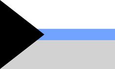 an image of a black and white arrow with blue stripes on the bottom right corner