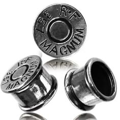 PAIR BULLET SHELL WHITE BRASS CASING SILVER TUNNELS PLUGS GAUGES PLUG GAUGE PLUG | eBay Free Front, Bullet Shell, Ear Tunnels, Cute Piercings, Tunnels And Plugs, Gauged Earrings, Plugs Earrings, Ear Gauges, Gauges Plugs