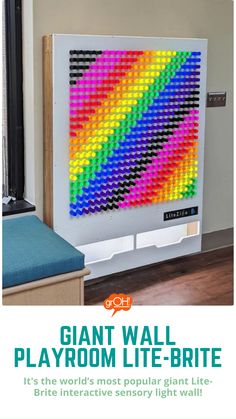 the giant wall playroom lite - brite