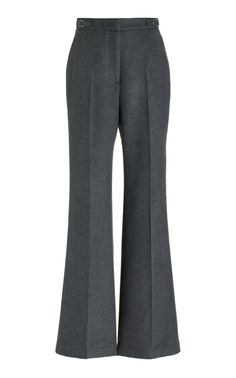 WOVEN PANT Luxury Wool Dress Pants For Women, Luxury Chic Wool Dress Pants, Luxury Wool Pants, Luxury Full-length Wool Dress Pants, Moda Operandi Pants, Gabriela Hearst, Style Savvy, Casual Pants