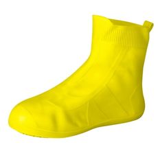 No worries about your shoes will get wet on rainy days! Put on our Shoe cover, keep your shoes dry and clean. Design with simple and trending color, stylish with all shoes. Easy put on and take off. Foldable and portable. Size: M/L/XL/XXL.  Color: Yellow. Yellow Weatherproof Rain Boots For Outdoor, Yellow Waterproof Rain Boots, Medical Safety, Duck Feet, Rubber Shoe, Shoe Cover, Car Washing, Rain Shoes, Plastic Shoes