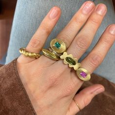 Golden Rings, Wax Ring, Edgy Accessories, Jewelry Tattoo, Golden Ring