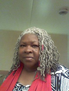 Gray Soft Locs, Locs With Gray Roots, Grey Locs Silver Black Women, Grey And Black Faux Locs, Matured Locs, Happily Grey, Young Black, Grown Women