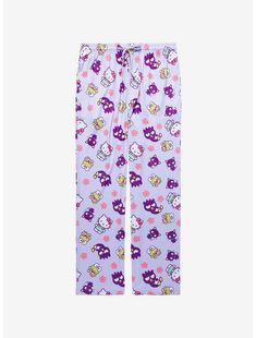 Sanrio Hello Kitty & Friends Floral Allover Print Sleep Pants - BoxLunch Exclusive Sanrio Fits, Hello Kitty Keroppi, Sanrio Clothes, Winnie The Pooh Shirt, Kitty Clothes, Hello Kitty Clothes, Hello Kitty Friends, Couple Pajamas, Badtz Maru