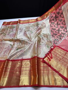 Price-1799/-with free shipping


Presenting you the beautiful soft Banarasi tissue silk saree having kanchi weaving border with exclusive jaal digital printed on allover saree

Blouse-tissue contrast in colour