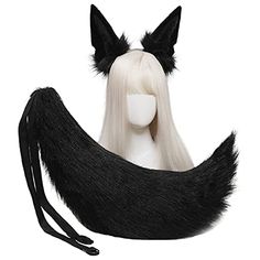 PRICES MAY VARY. High quality faux fur. Easy to wear. One size fits most people, suitable for women and man. How to make the tail more fluffy: when you receive it, you need to shake the tail upside down, it will become fluffy again. Great for night Party, carnivals, masquerade, Mardi Gras, cosplay, night clubs, fashion shows, Housewarming, Graduation ceremony, Easter, etc. Special Use : Costumes Anubis Jackal, Wolf Ears And Tail, Fox Ears And Tail, Cat Ears And Tail, Black And White Suit, Wolf Ears, Handmade Costumes, Fox Ears, Cosplay Accessories