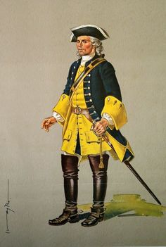 an old painting of a man in yellow and black clothing with a hat on his head