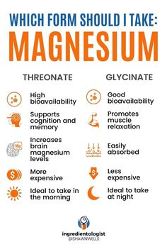 Learn everything you need to know about magnesium in this post! Discover magnesium benefits, magnesium deficiency symptoms, and its types and uses. Explore the benefits of Threonate vs. Glycinate. Tap to find out which magnesium type suits you best for optimal health. | Health Journey Tips, How to Live Healthy, Health and Wellness Magnesium Glycinate Benefits, Types Of Magnesium, Best Magnesium, Deficiency Symptoms, Low Magnesium, Vitamins For Energy